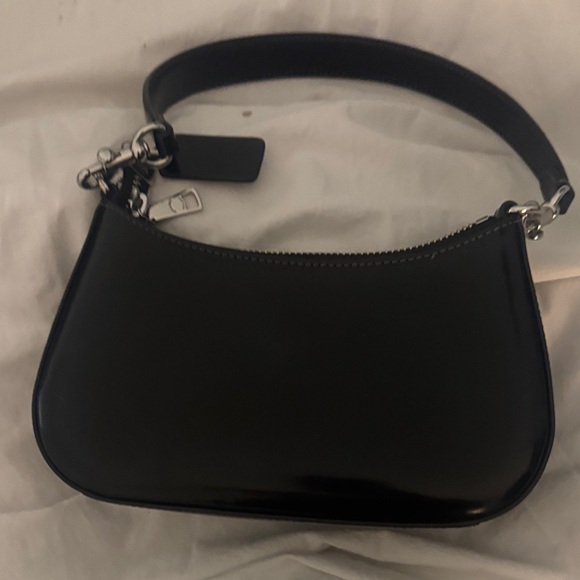 Coach Black Leather Shoulder Bag - Picture 2 of 2